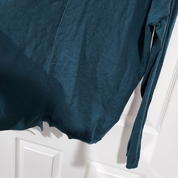 Old Navy Teal Blue Open Front Long Sleeve Cardigan in Size XXL - Picture 11 of 12